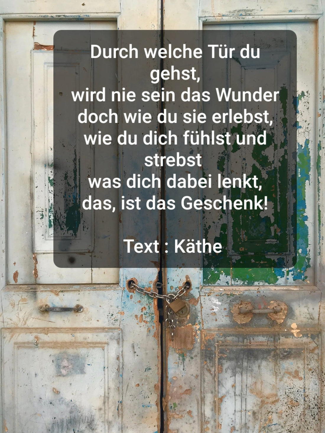 ♥ Die richtige Tür ! Käthe und das Herzgeflüster - FROLLEIN KÄTHE Shop
