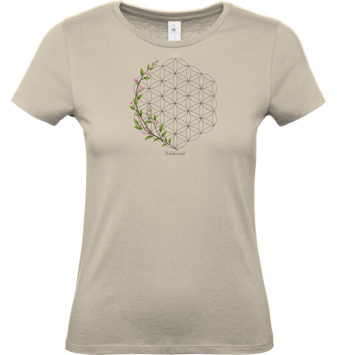 Shirt Edelmädel Premium Blume des Lebens
