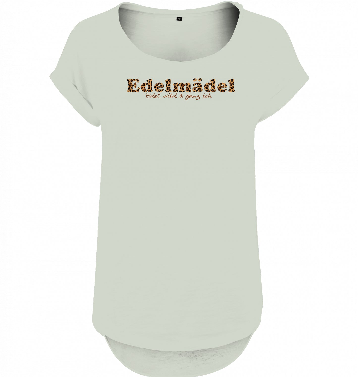 Shirt Edelmädel Slub Leo Logo