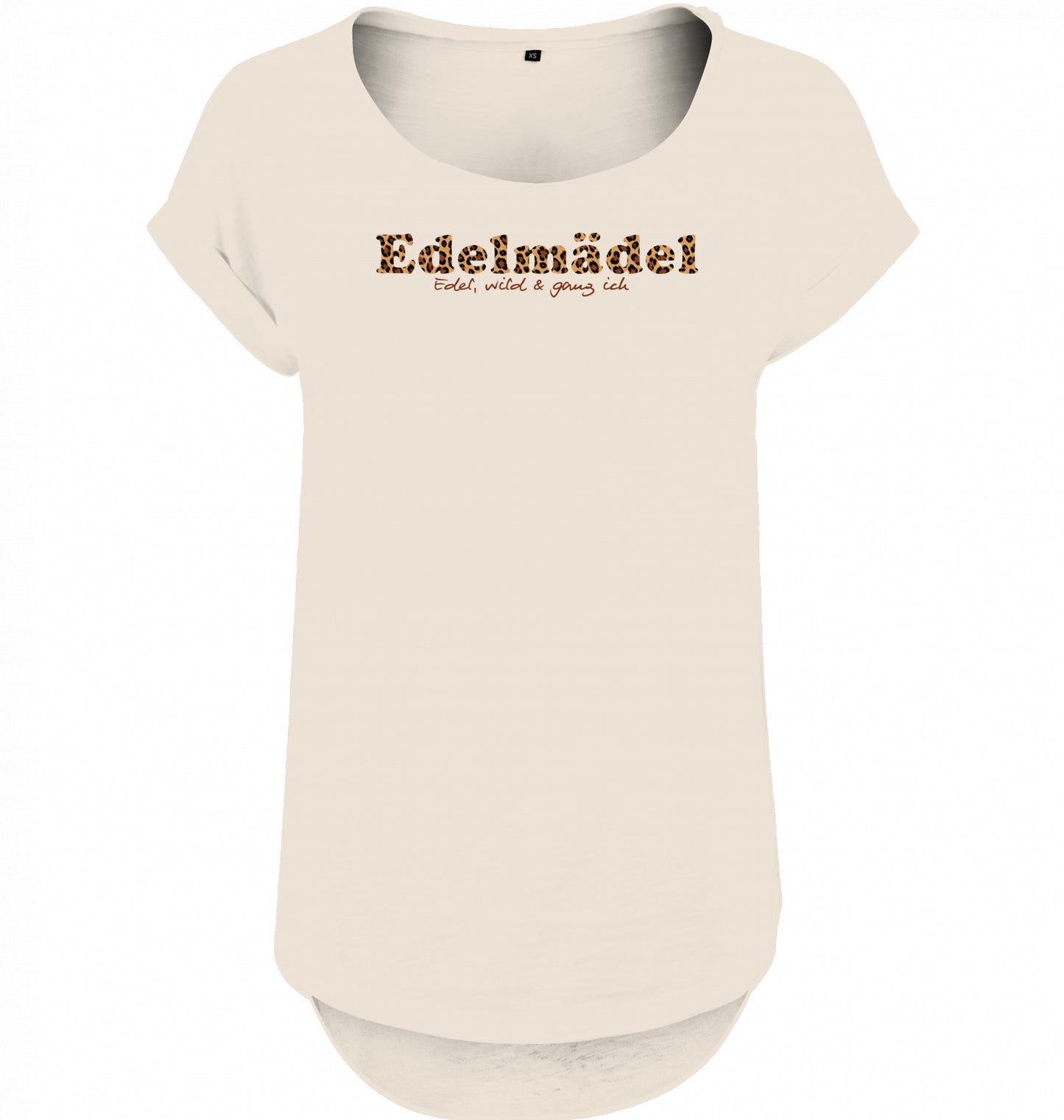 Shirt Edelmädel Slub Leo Logo