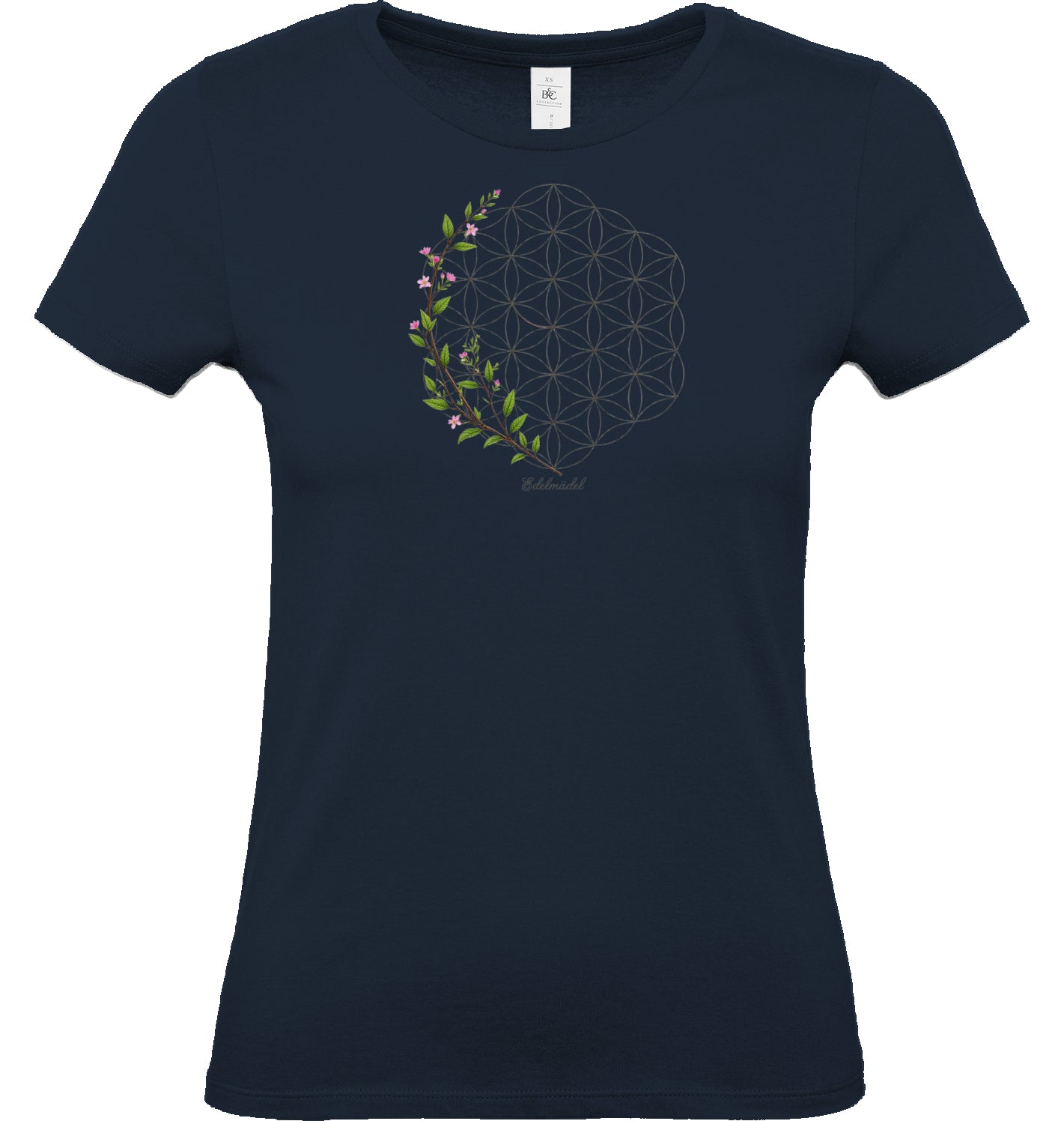 Shirt Edelmädel Premium Blume des Lebens