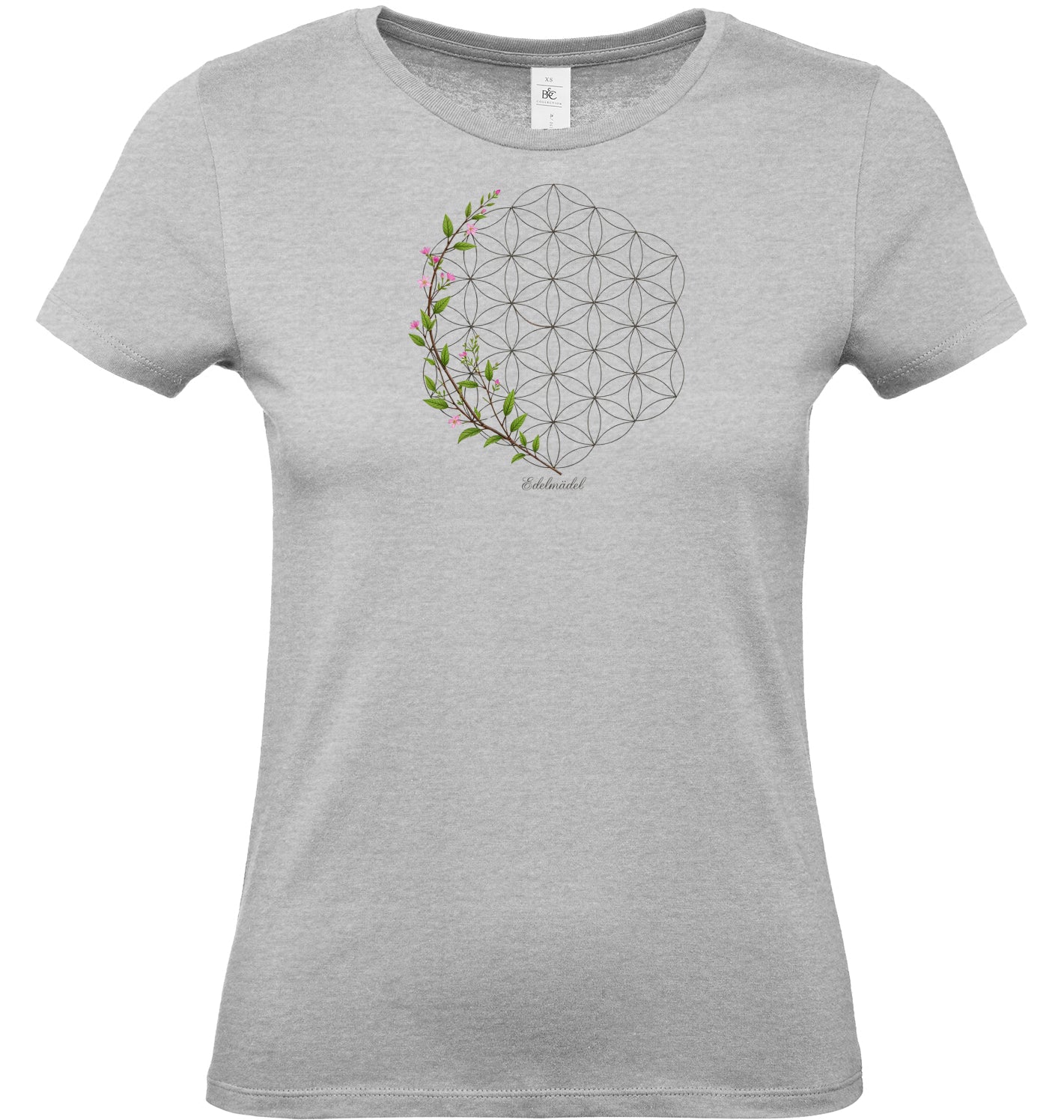 Shirt Edelmädel Premium Blume des Lebens