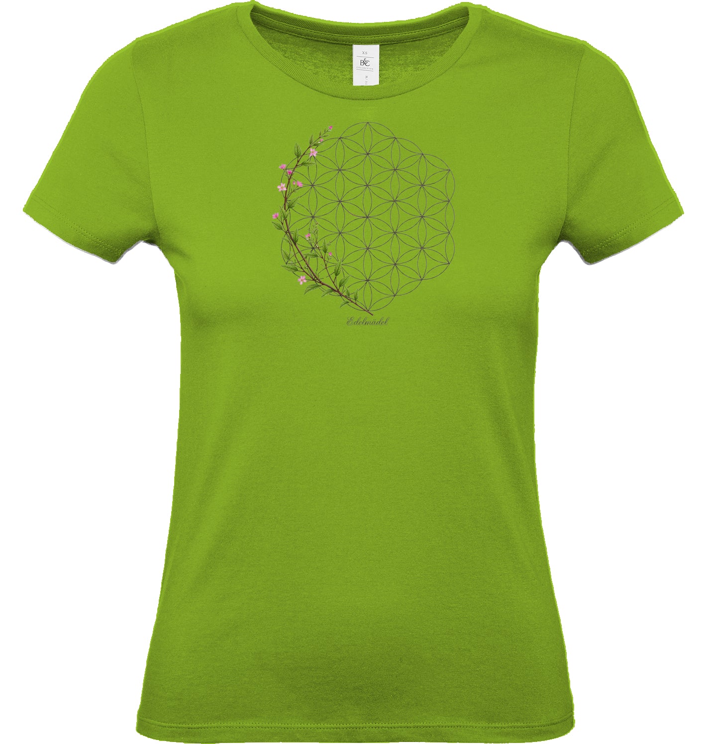 Shirt Edelmädel Premium Blume des Lebens