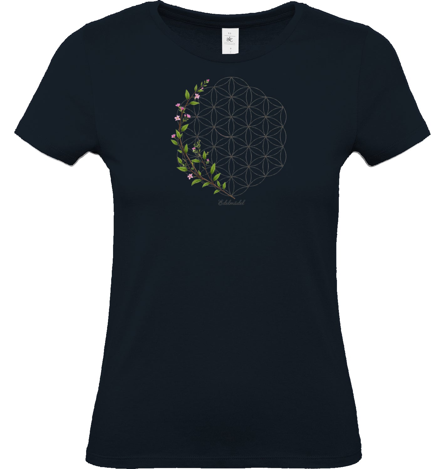 Shirt Edelmädel Premium Blume des Lebens