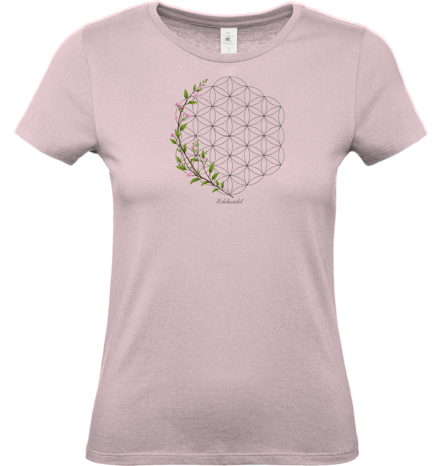 Shirt Edelmädel Premium Blume des Lebens