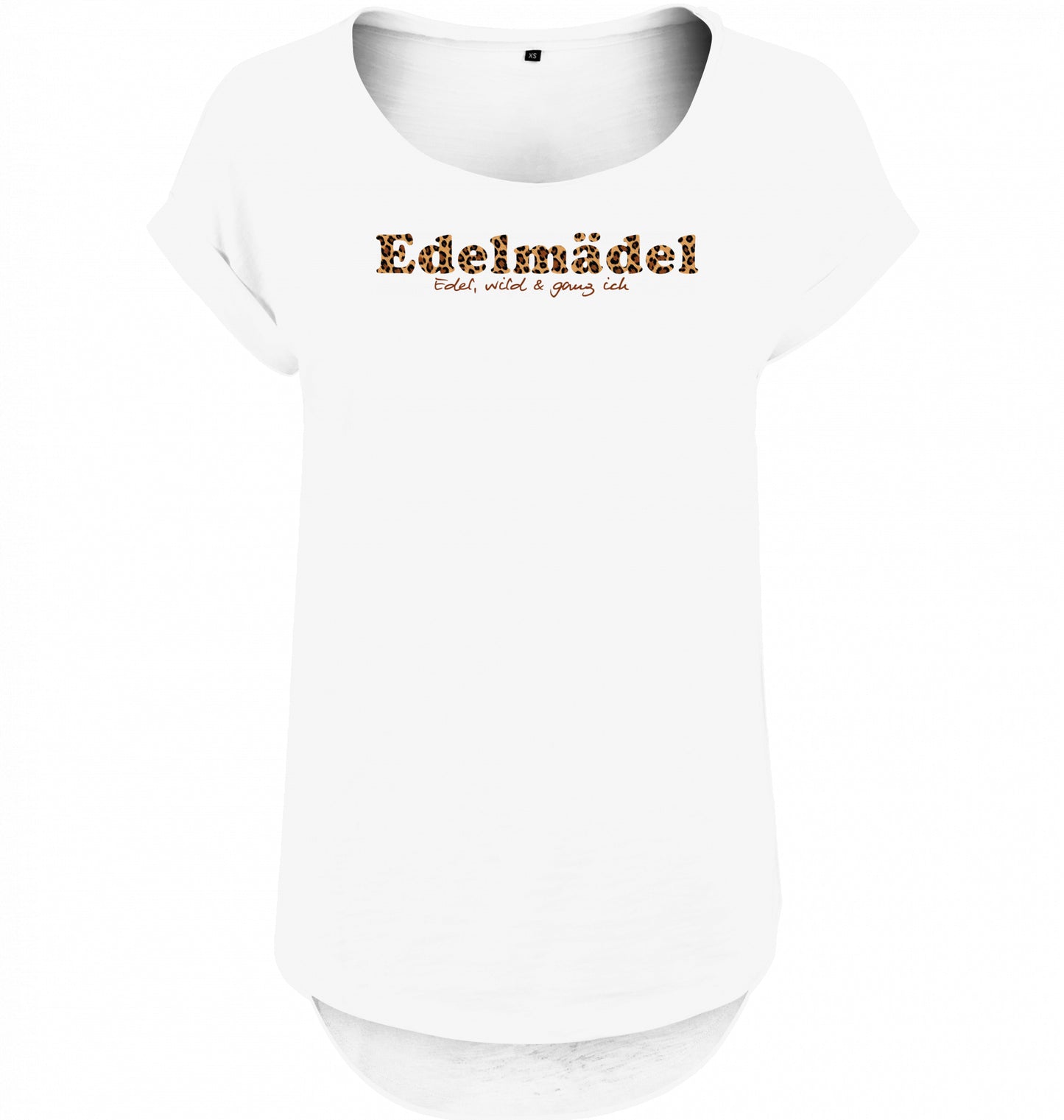 Shirt Edelmädel Slub Leo Logo