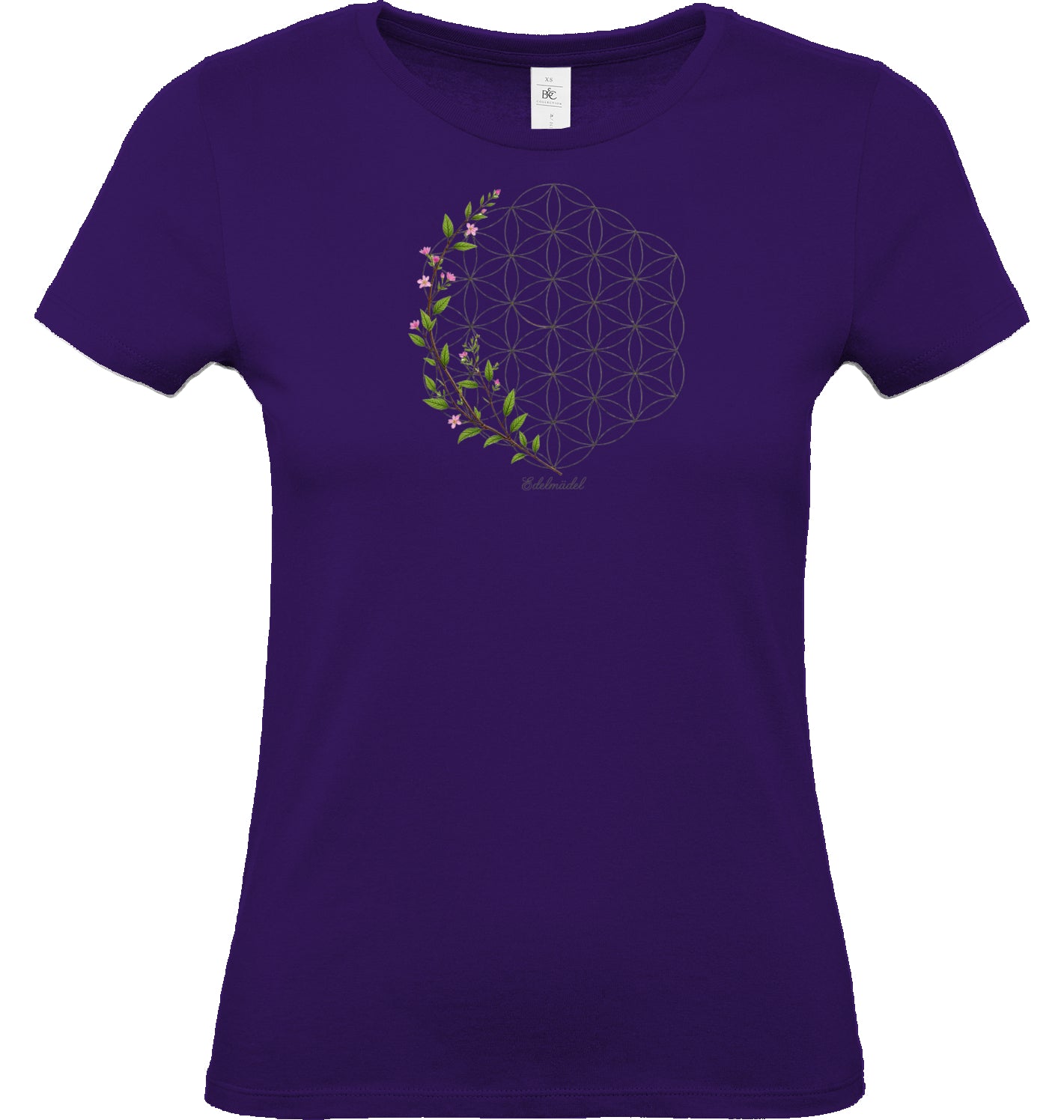 Shirt Edelmädel Premium Blume des Lebens
