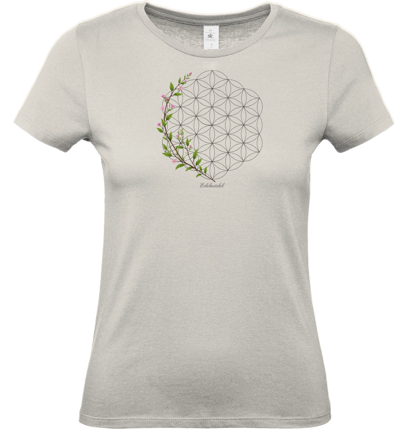 Shirt Edelmädel Premium Blume des Lebens