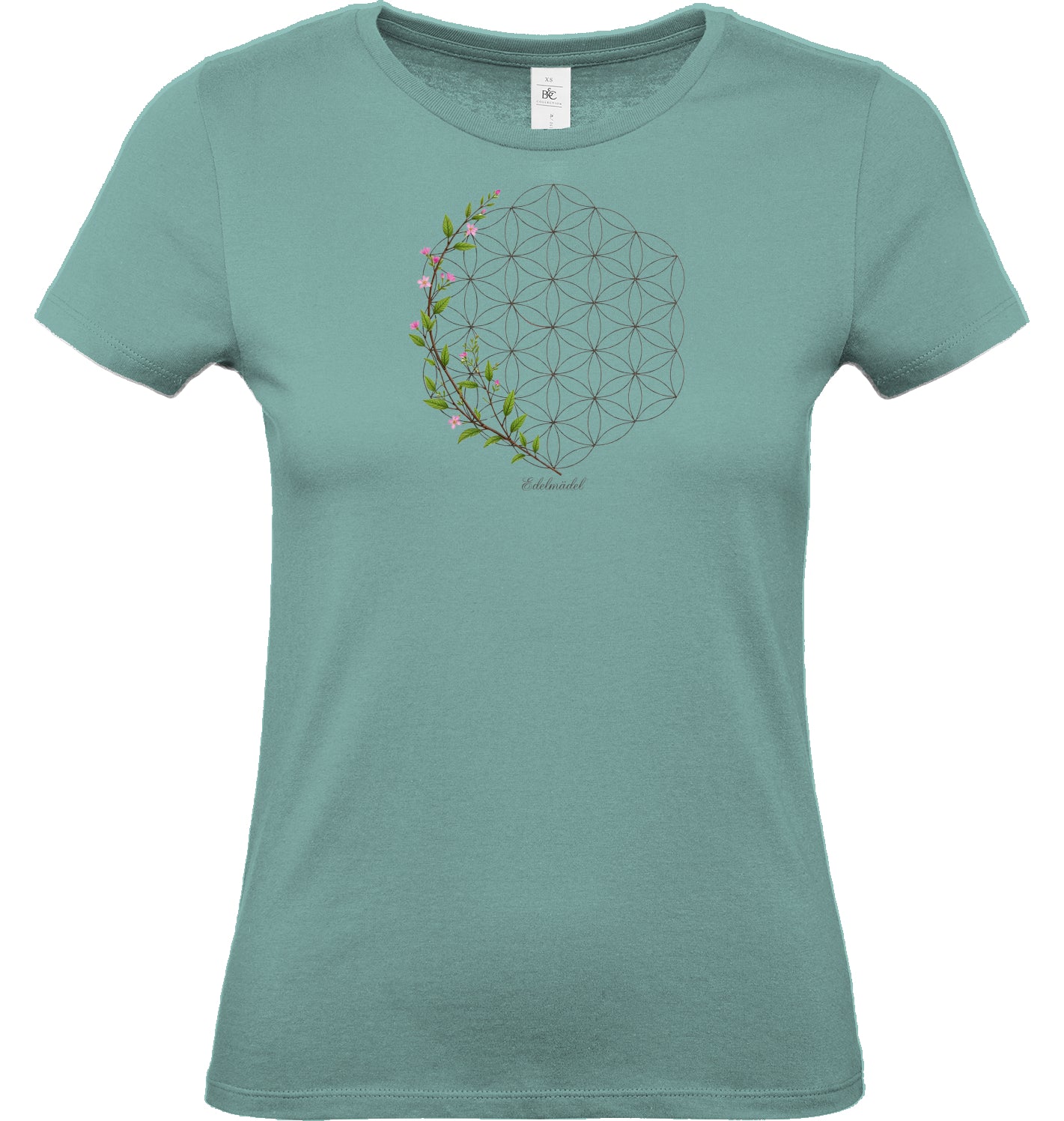 Shirt Edelmädel Premium Blume des Lebens
