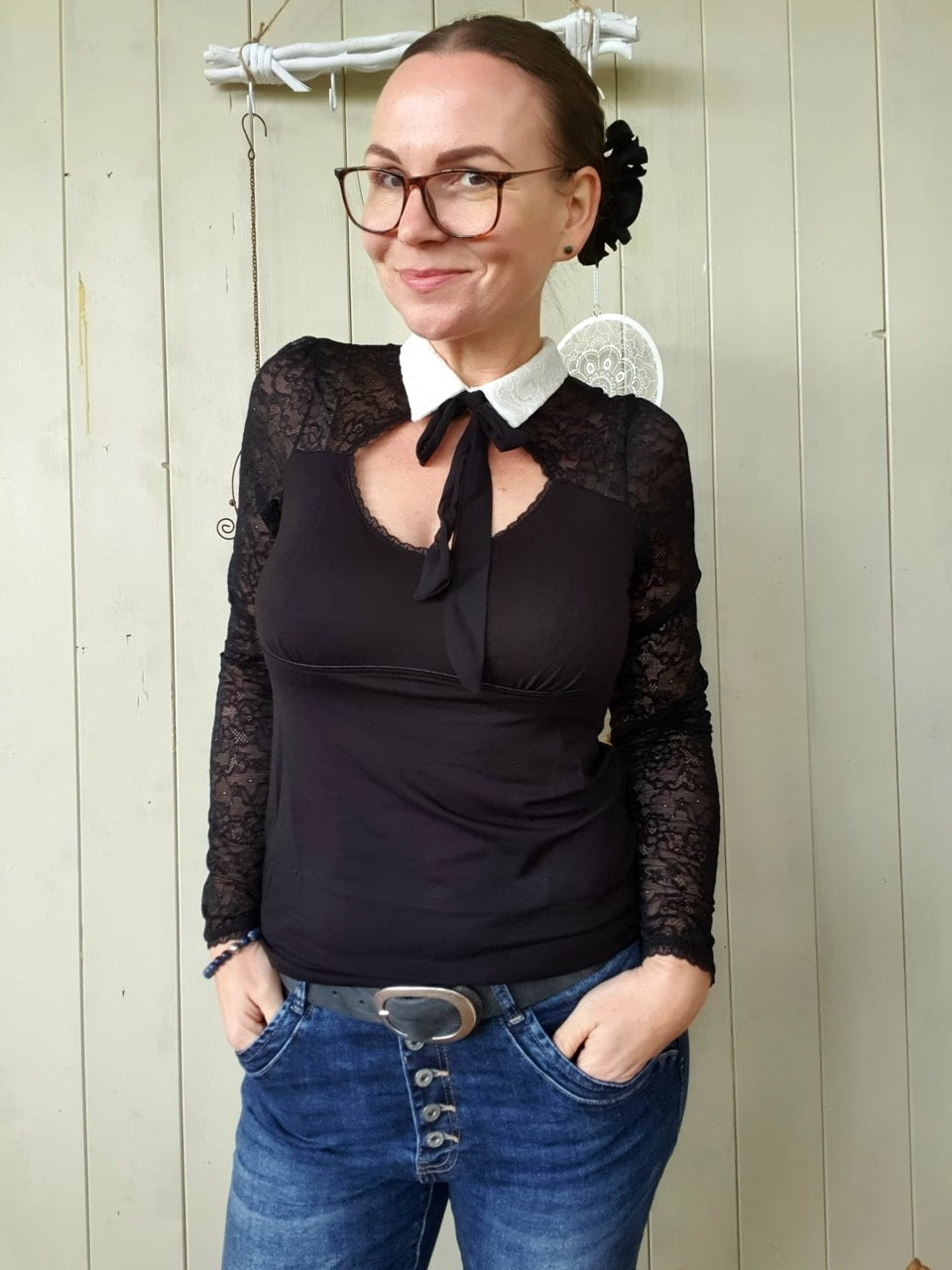 Shirt Asia Night Schwarz