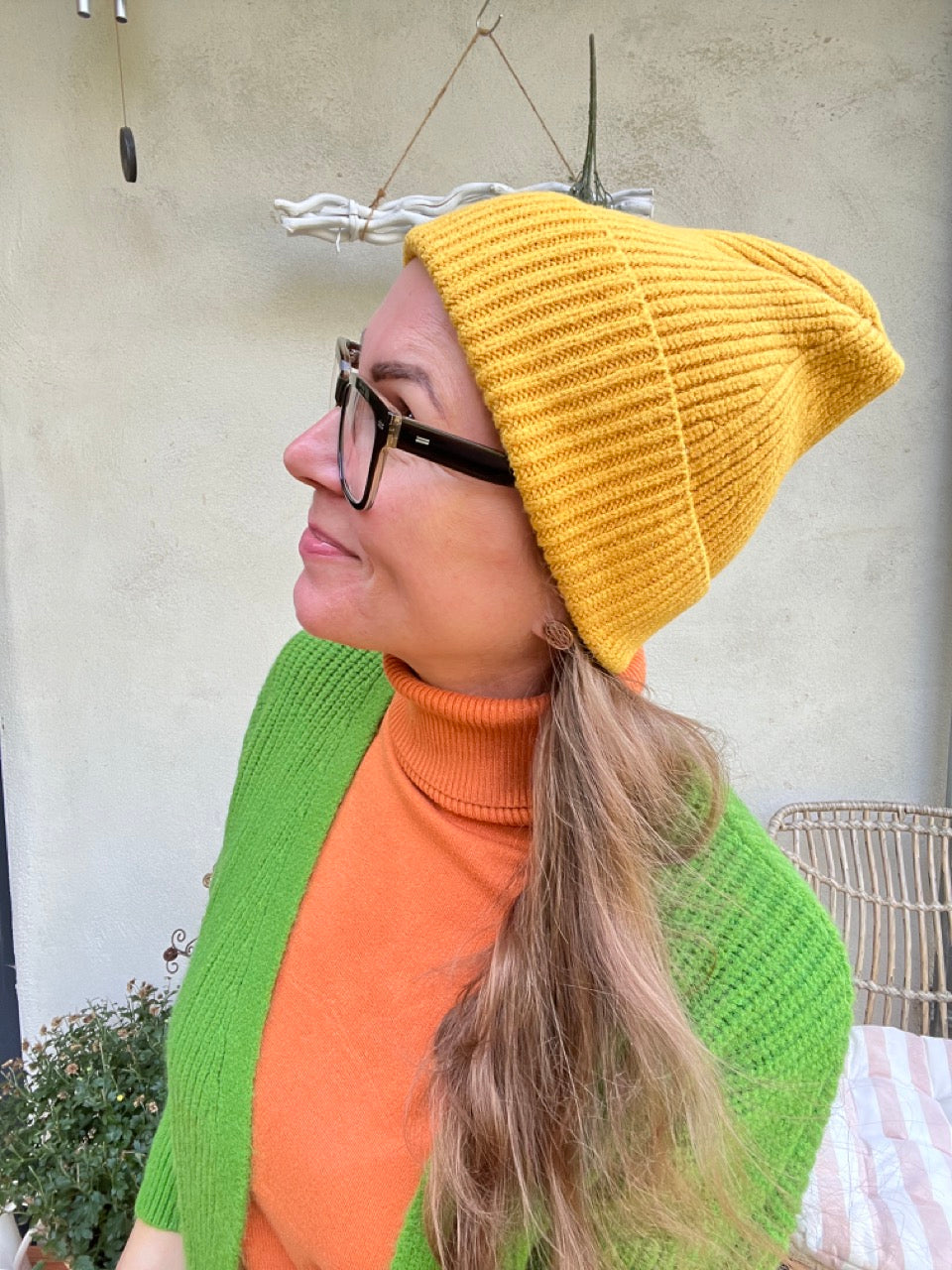 Mütze Beanie Lotte Senfgelb
