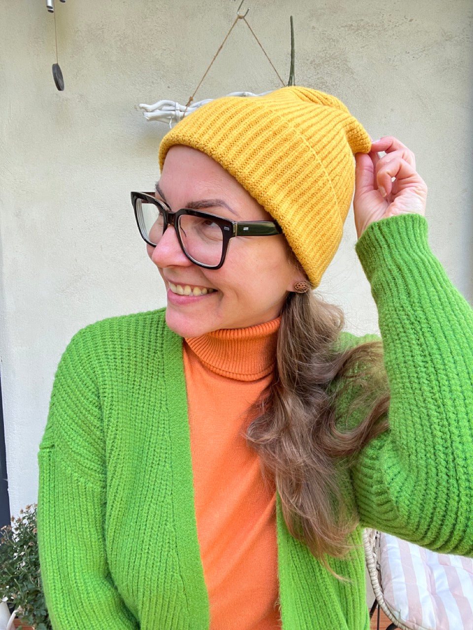 Mütze Beanie Lotte Senfgelb