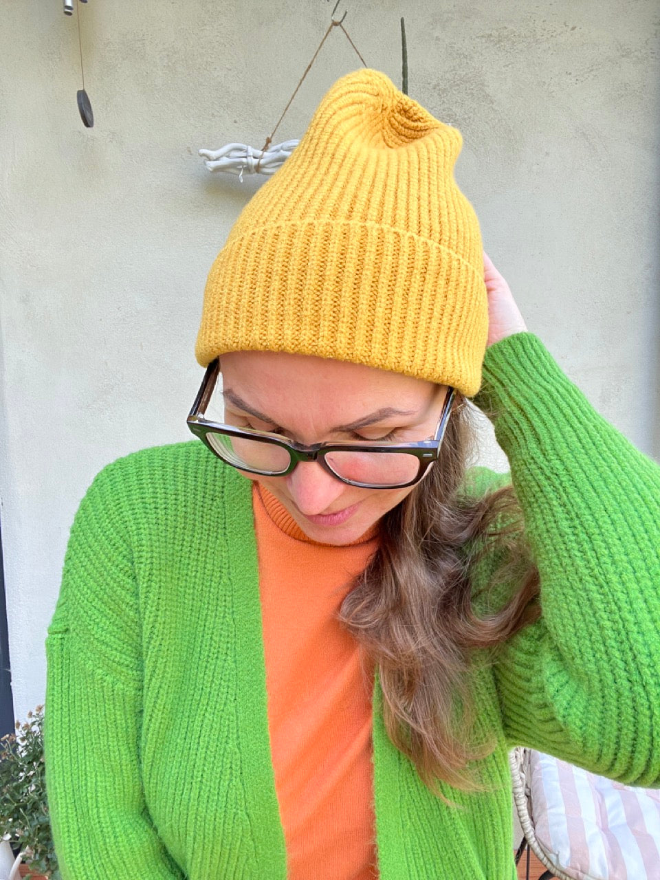 Mütze Beanie Lotte Senfgelb