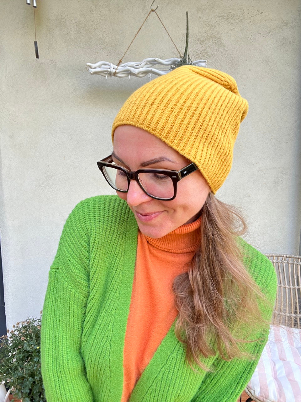 Mütze Beanie Lotte Senfgelb