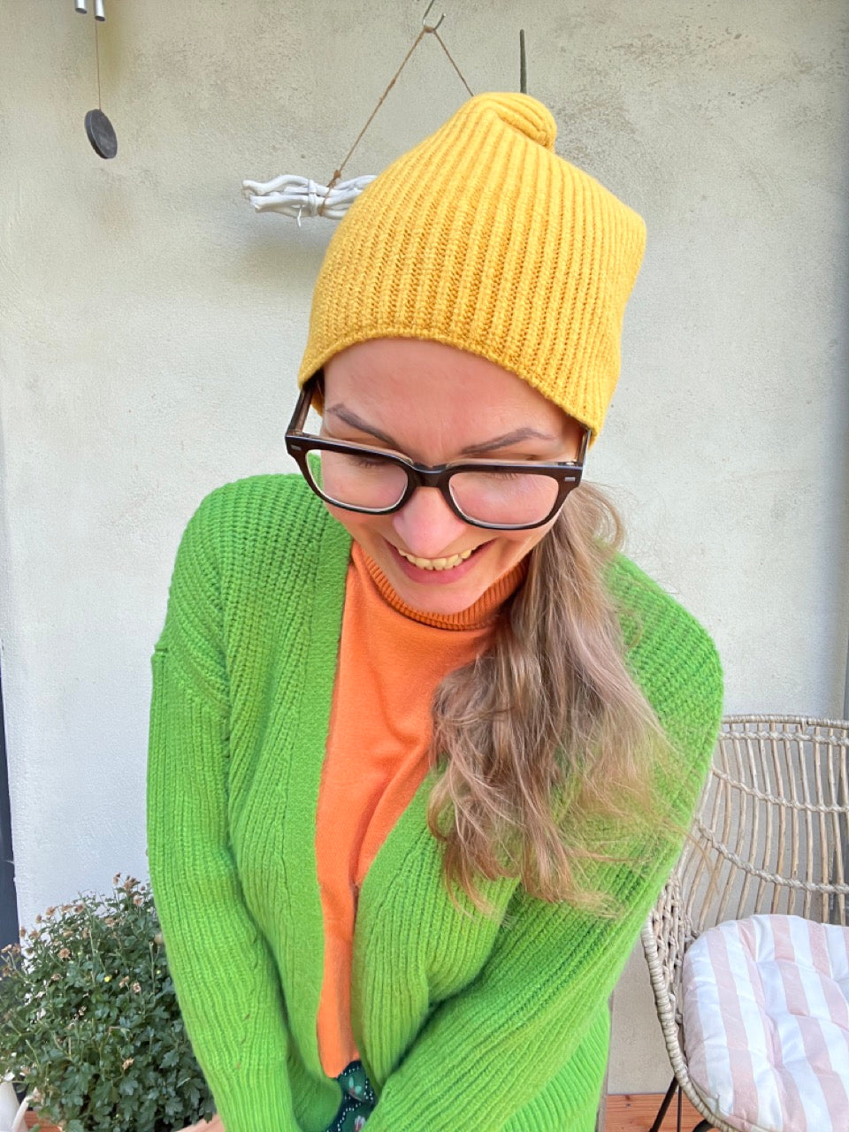 Mütze Beanie Lotte Senfgelb