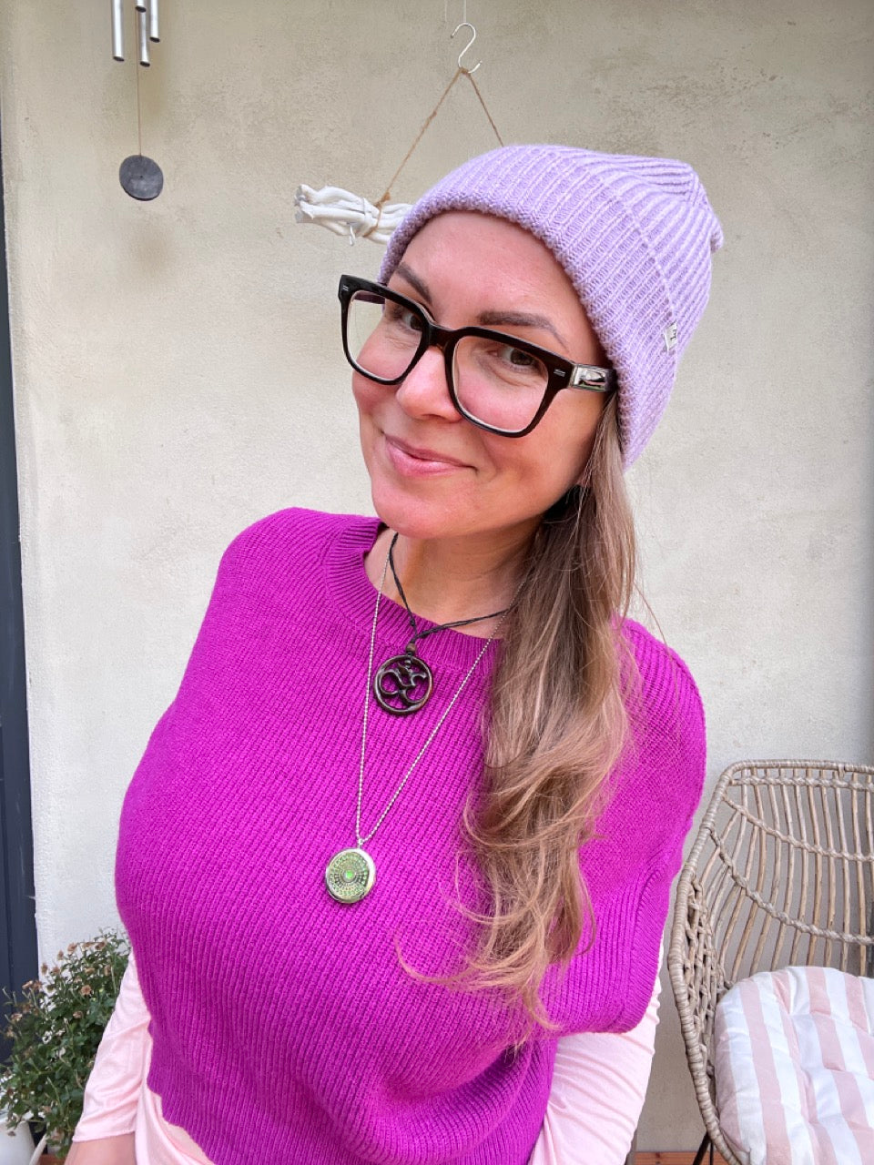 Mütze Beanie Enja Lavendel