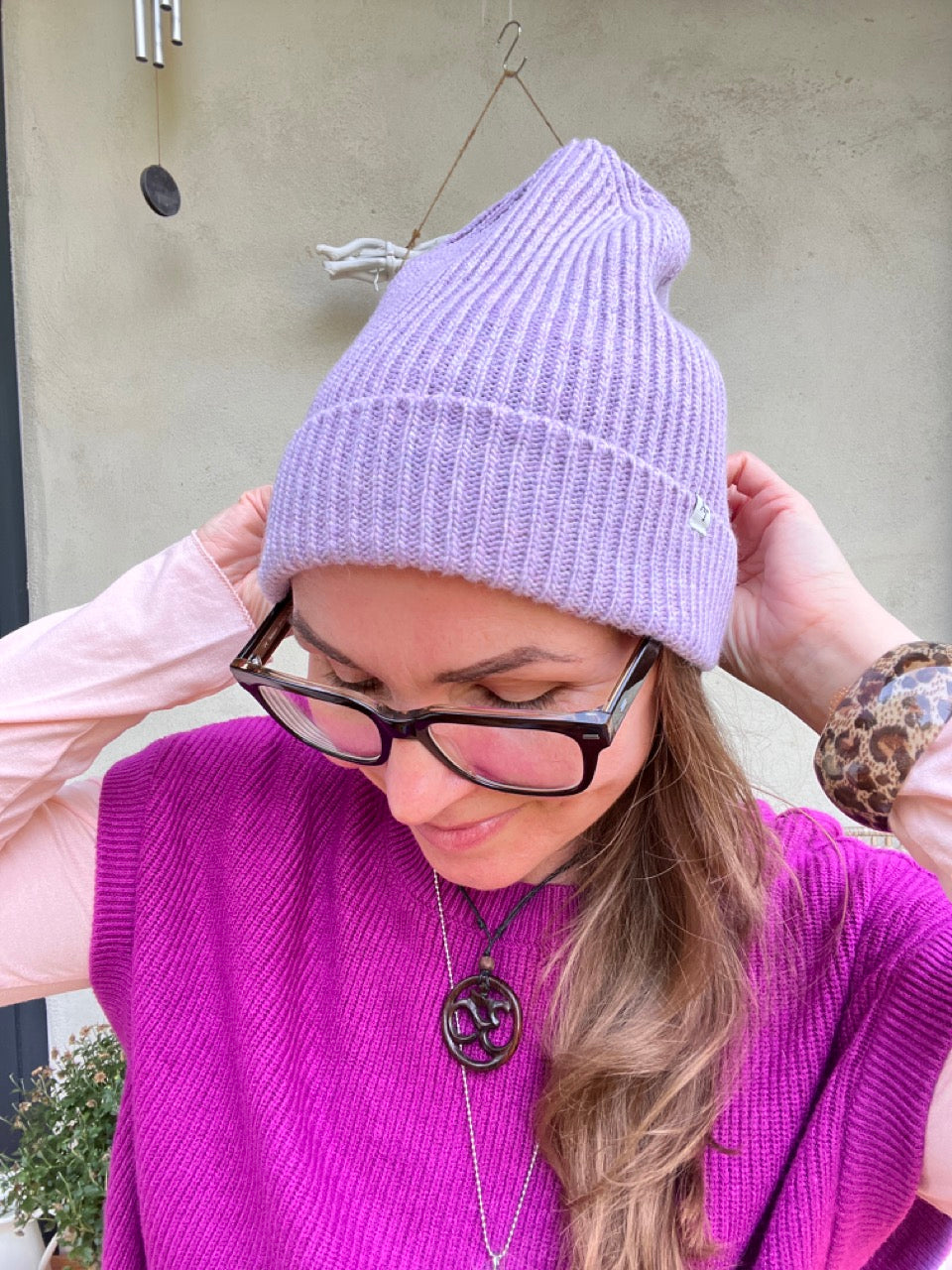 Mütze Beanie Enja Lavendel