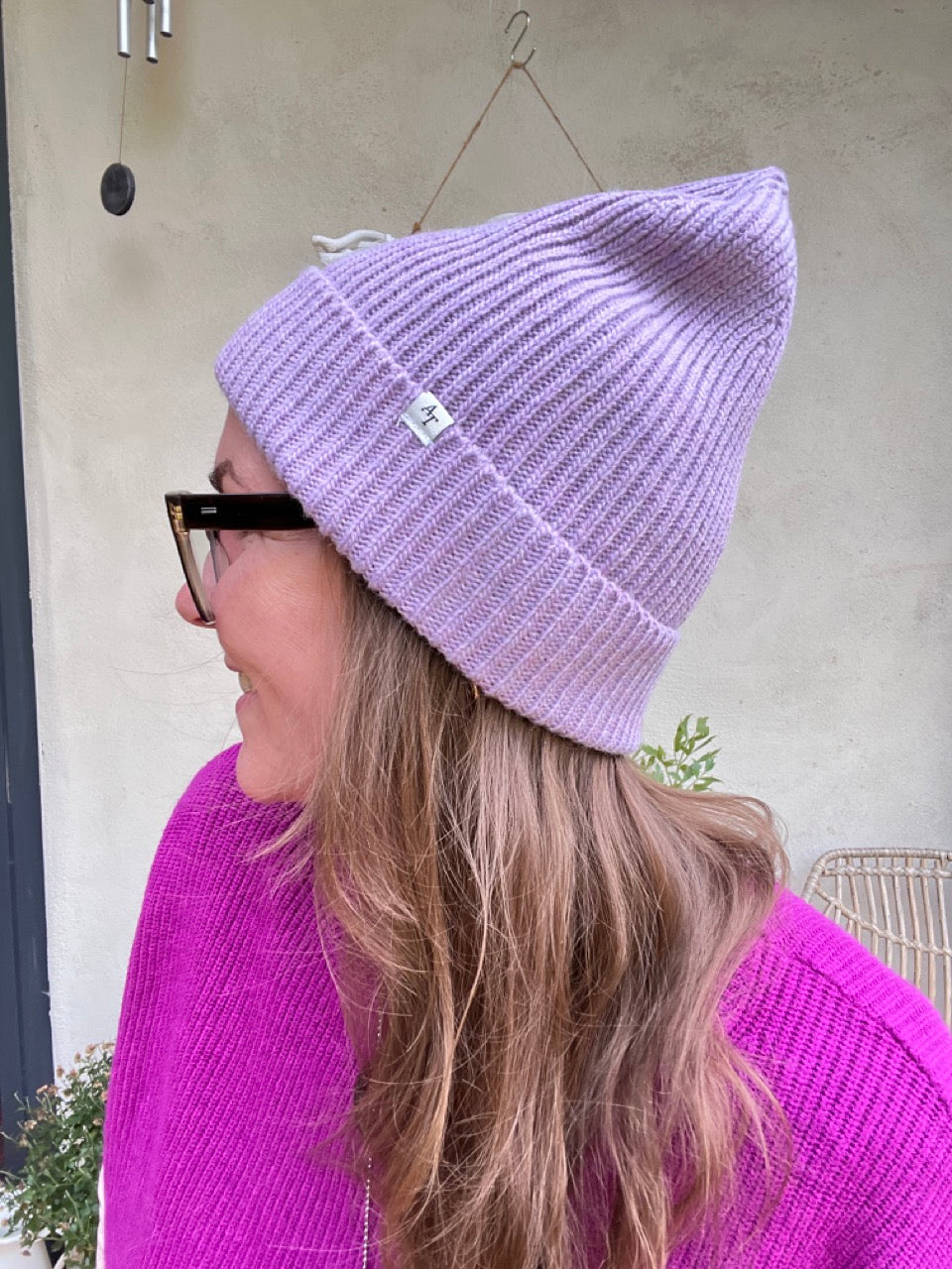 Mütze Beanie Enja Lavendel