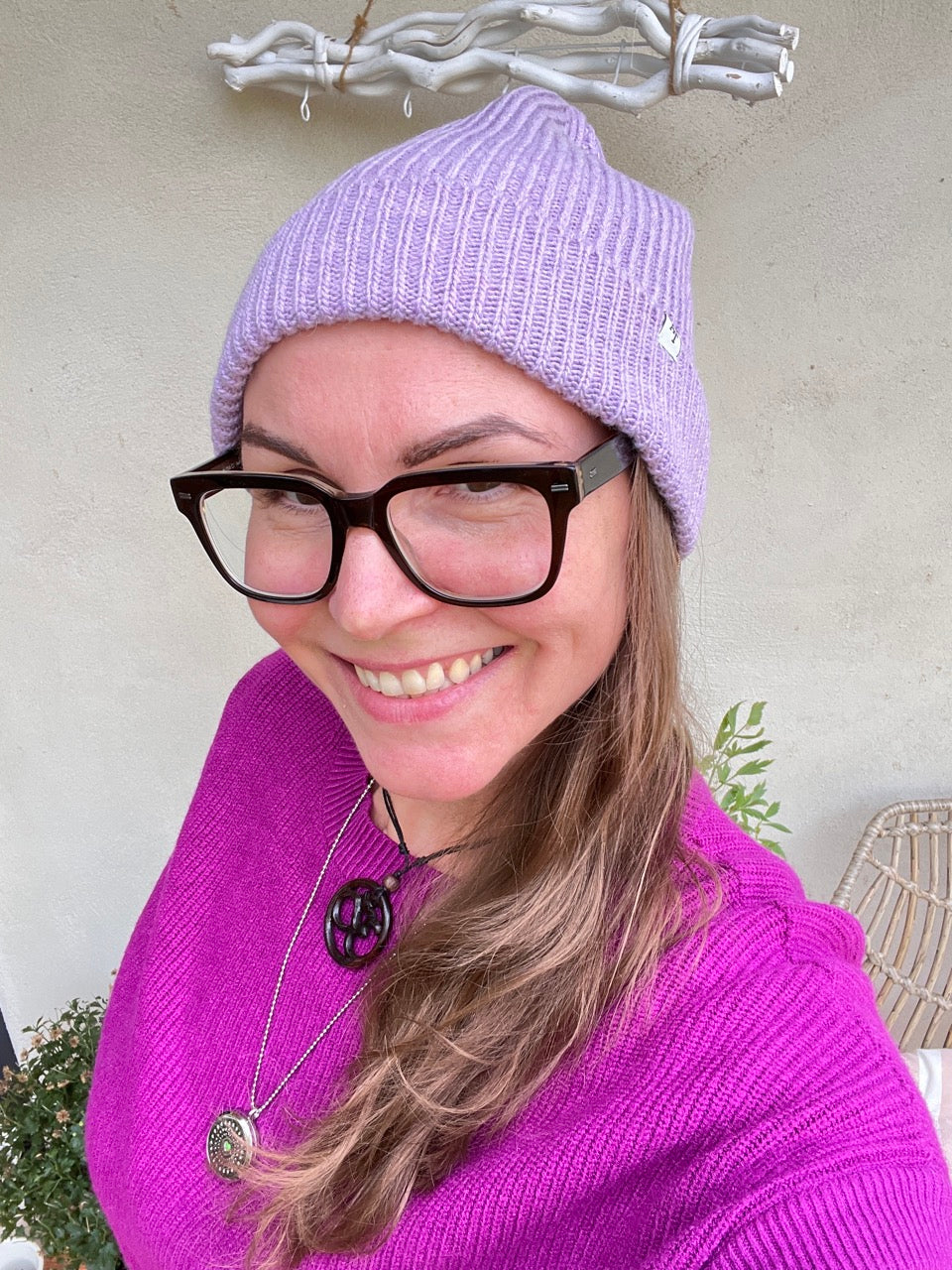 Mütze Beanie Enja Lavendel