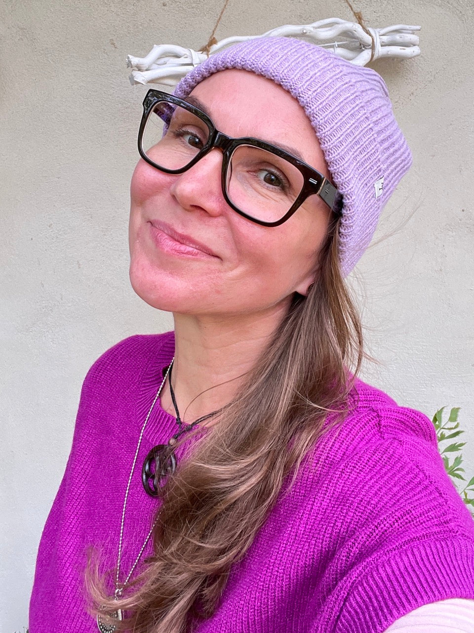 Mütze Beanie Enja Lavendel