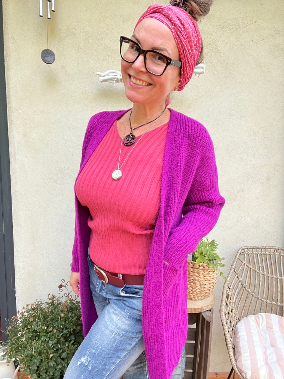 Pulli Cleo Himbeere