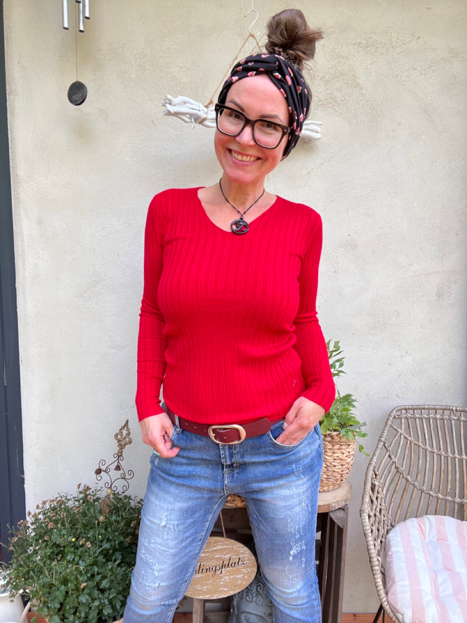 Pulli Cleo Rot