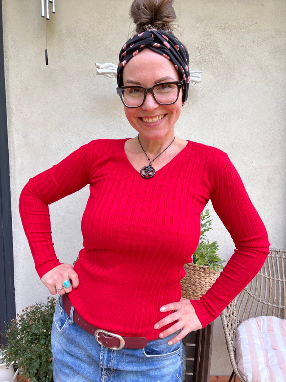 Pulli Cleo Rot