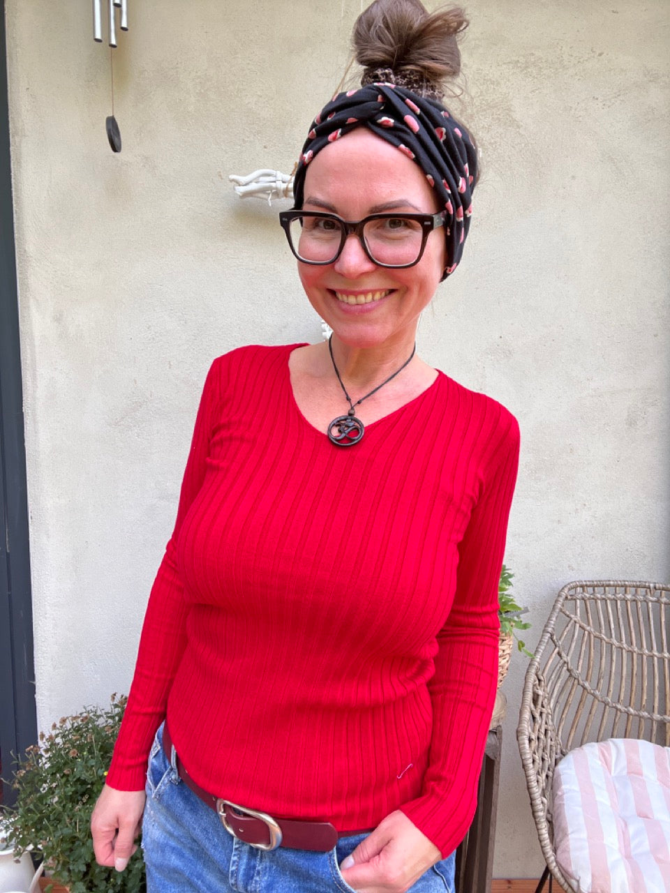 Pulli Cleo Rot