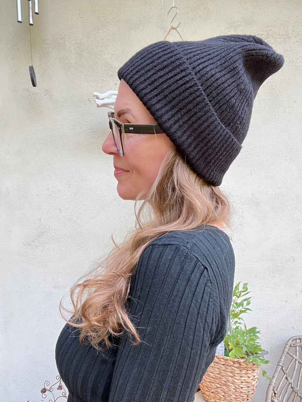 Mütze Beanie Lotte Schwarz