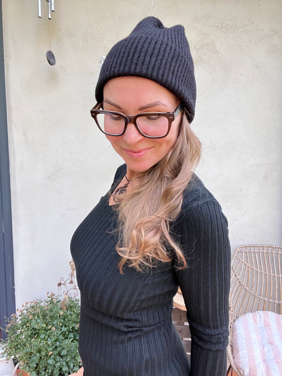 Mütze Beanie Lotte Schwarz