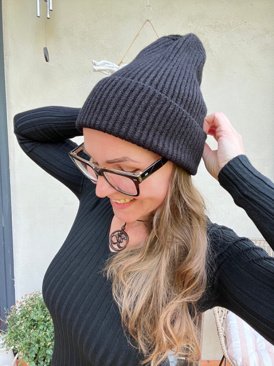 Mütze Beanie Lotte Schwarz