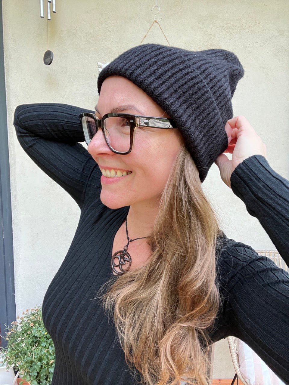 Mütze Beanie Lotte Schwarz