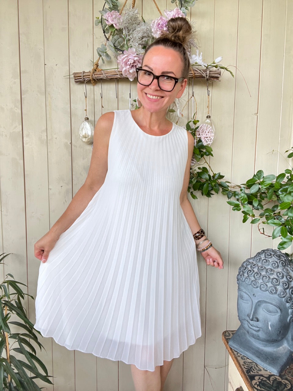 Kleid Summer Swing Weiß