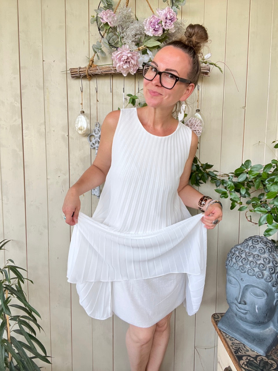 Kleid Summer Swing Weiß