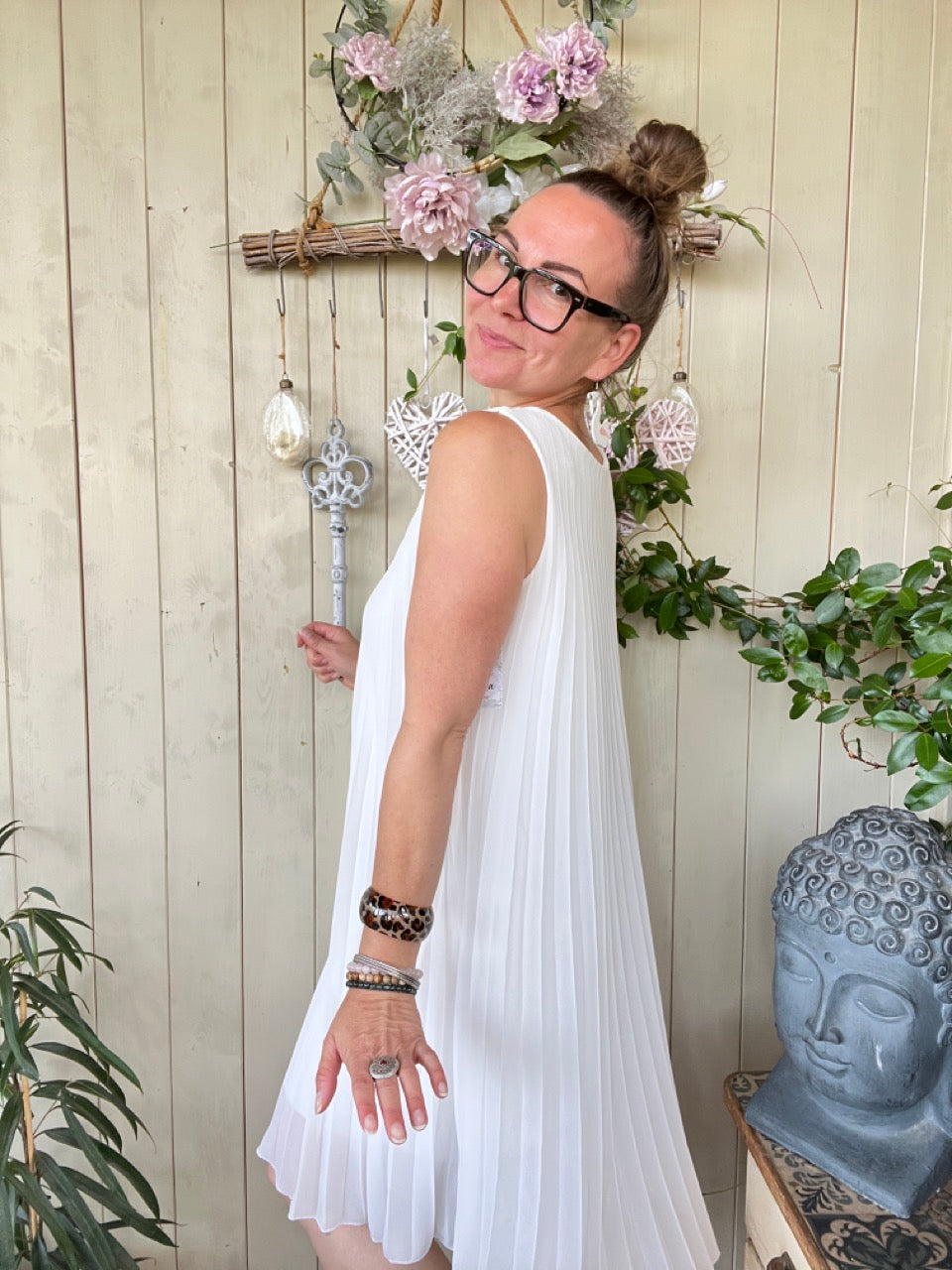 Kleid Summer Swing Weiß