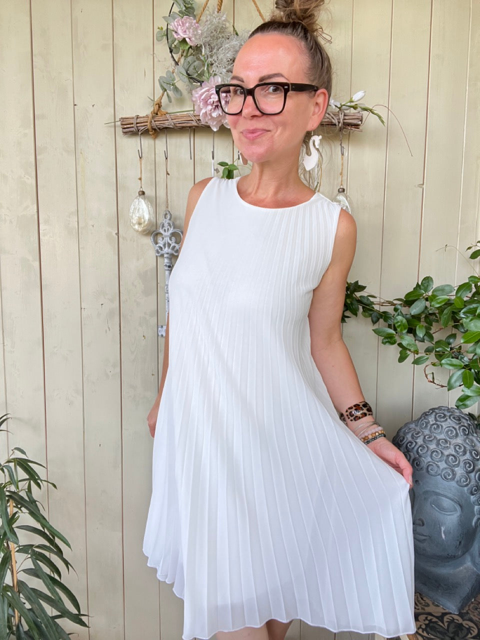 Kleid Summer Swing Weiß