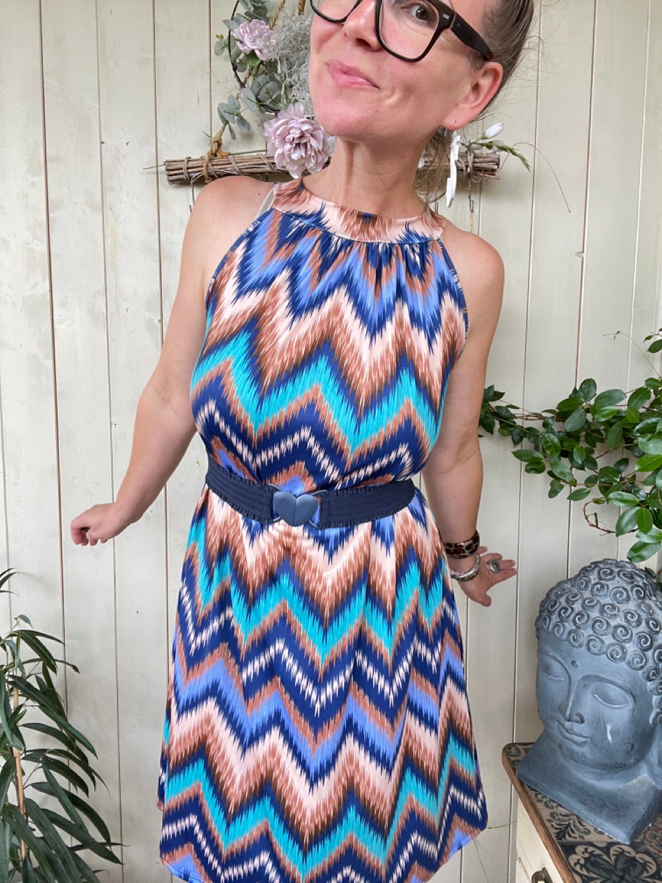 Kleid Alice Summer Zick Zack Blau