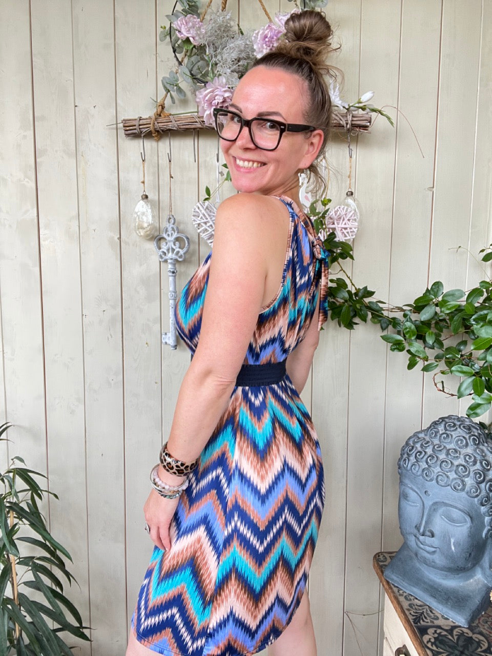 Kleid Alice Summer Zick Zack Blau