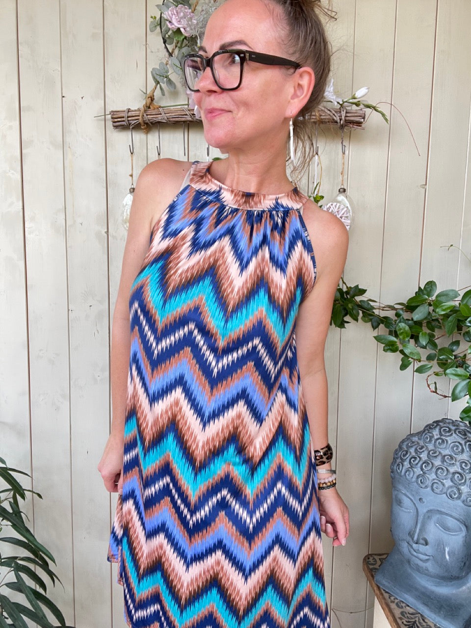 Kleid Alice Summer Zick Zack Blau