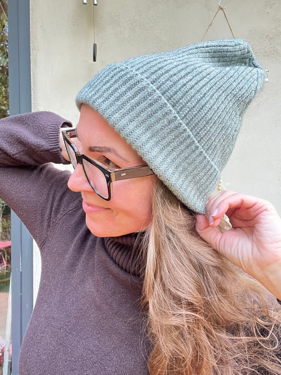 Mütze Beanie Lotte Olive Grün