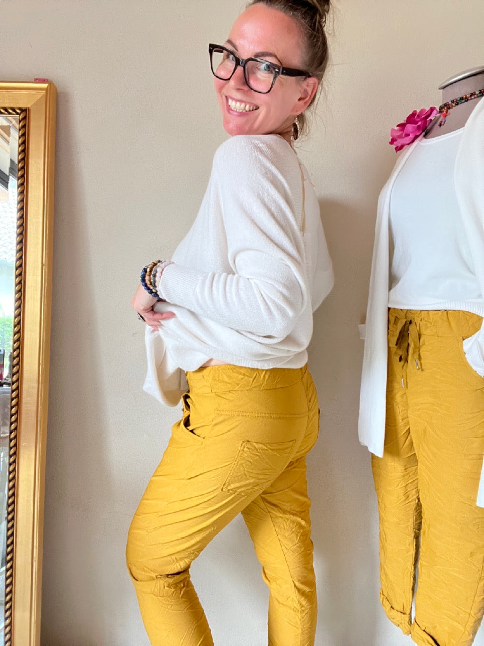 Jogpants Nice Style Senfgelb