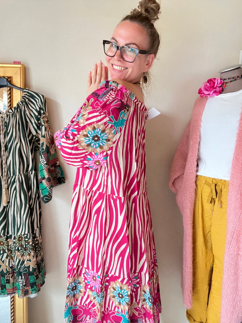 Kleid Tunika Saint Tropez Rosa