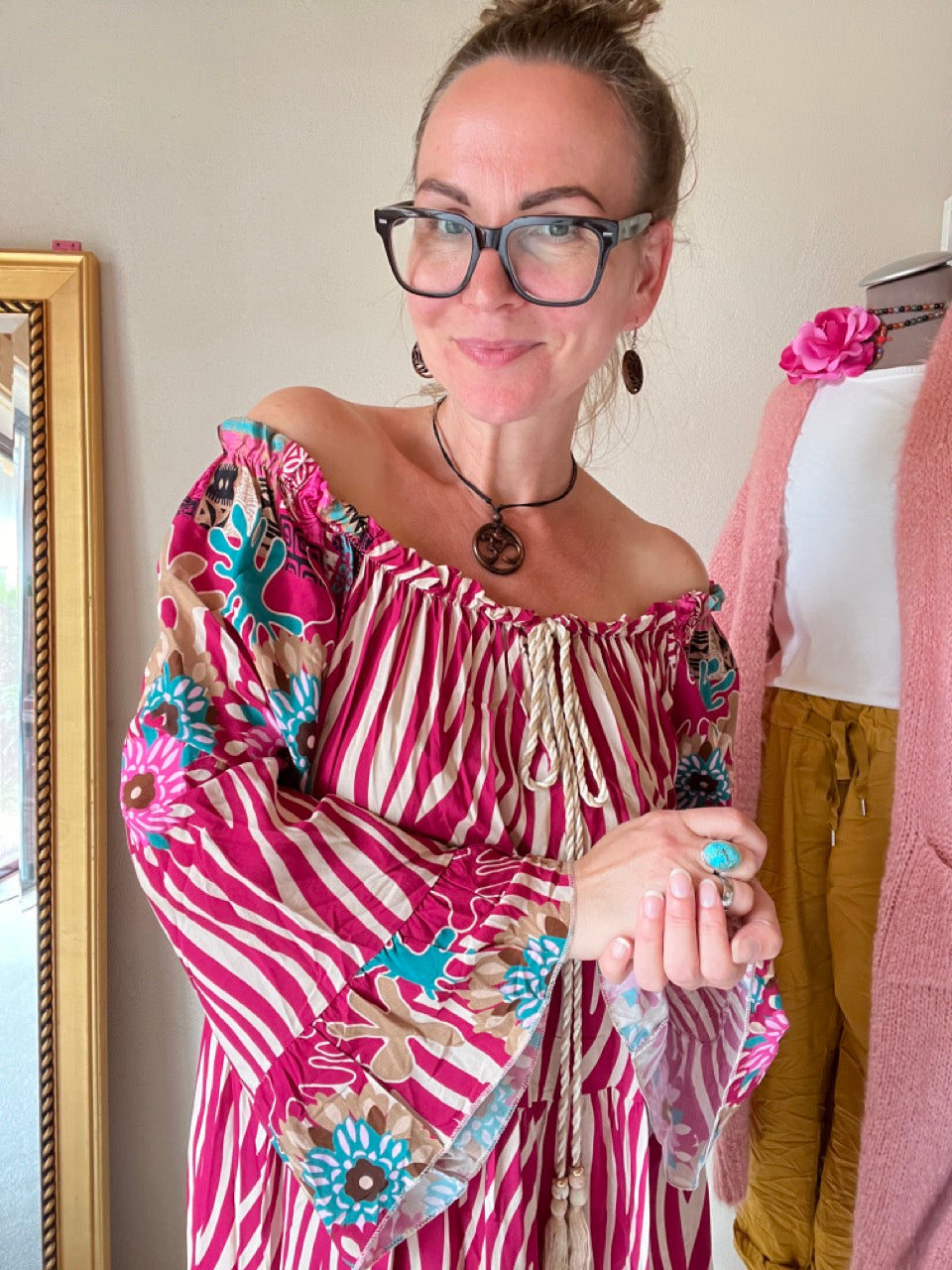 Kleid Tunika Saint Tropez Rosa