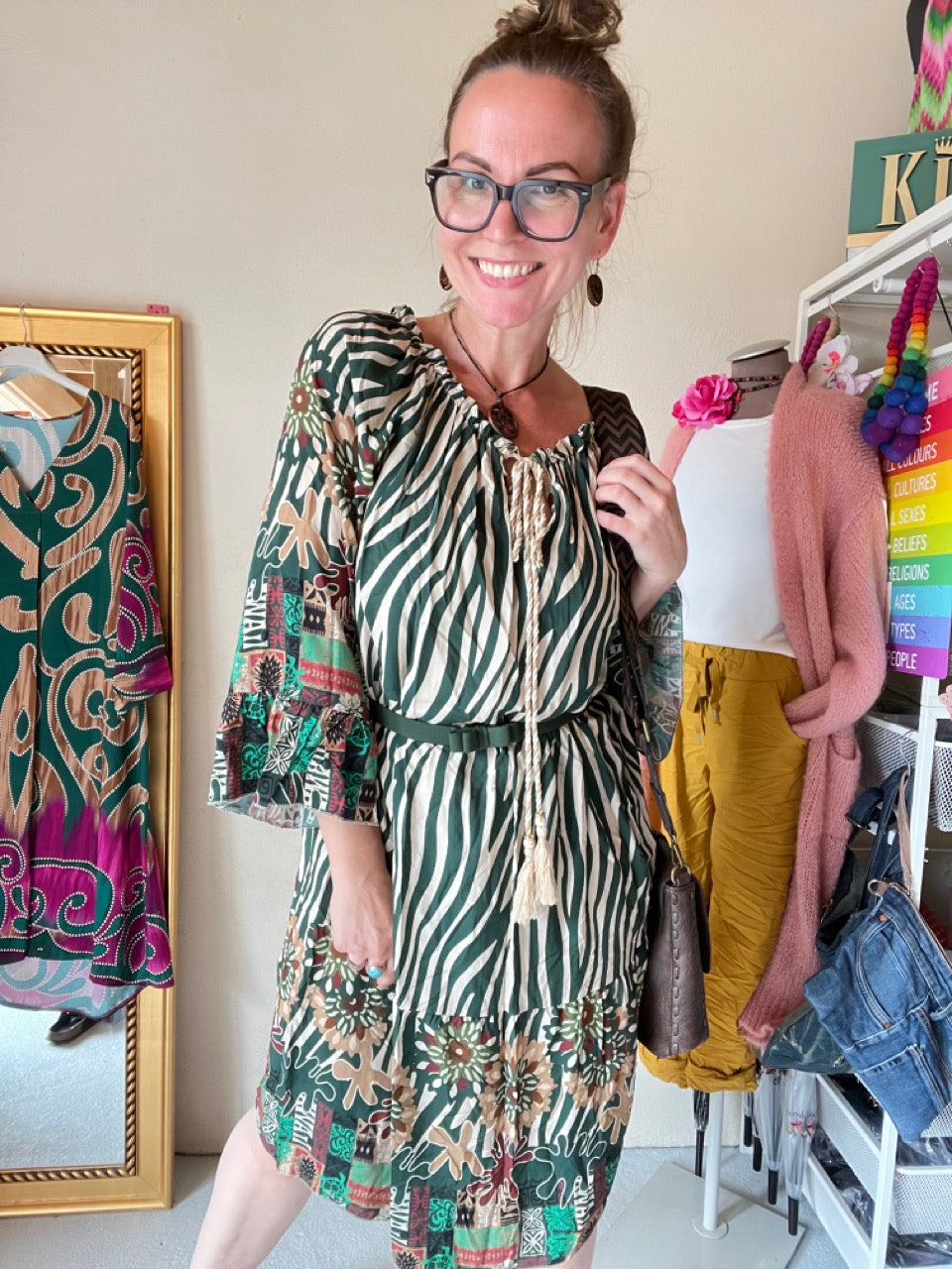 Kleid Tunika Saint Grün
