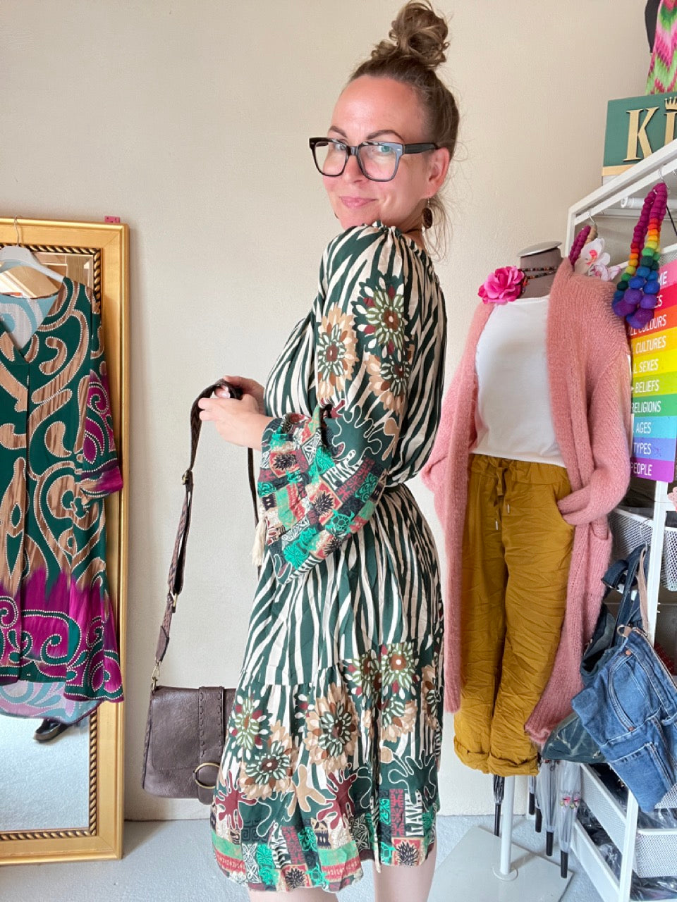 Kleid Tunika Saint Grün