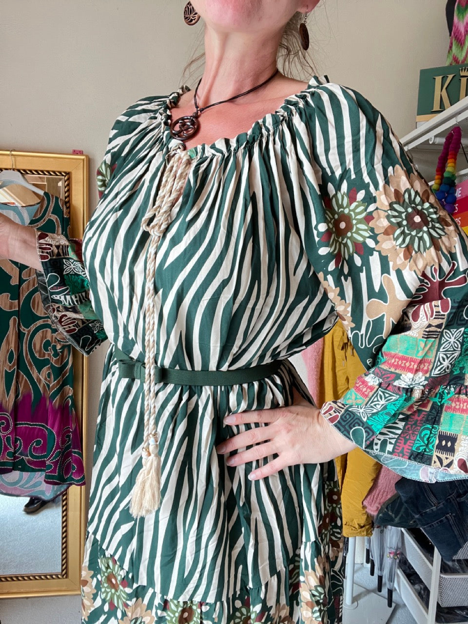 Kleid Tunika Saint Grün