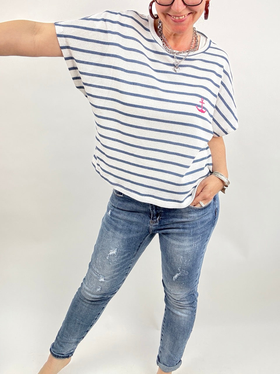Shirt Anker Stripe viele Farben