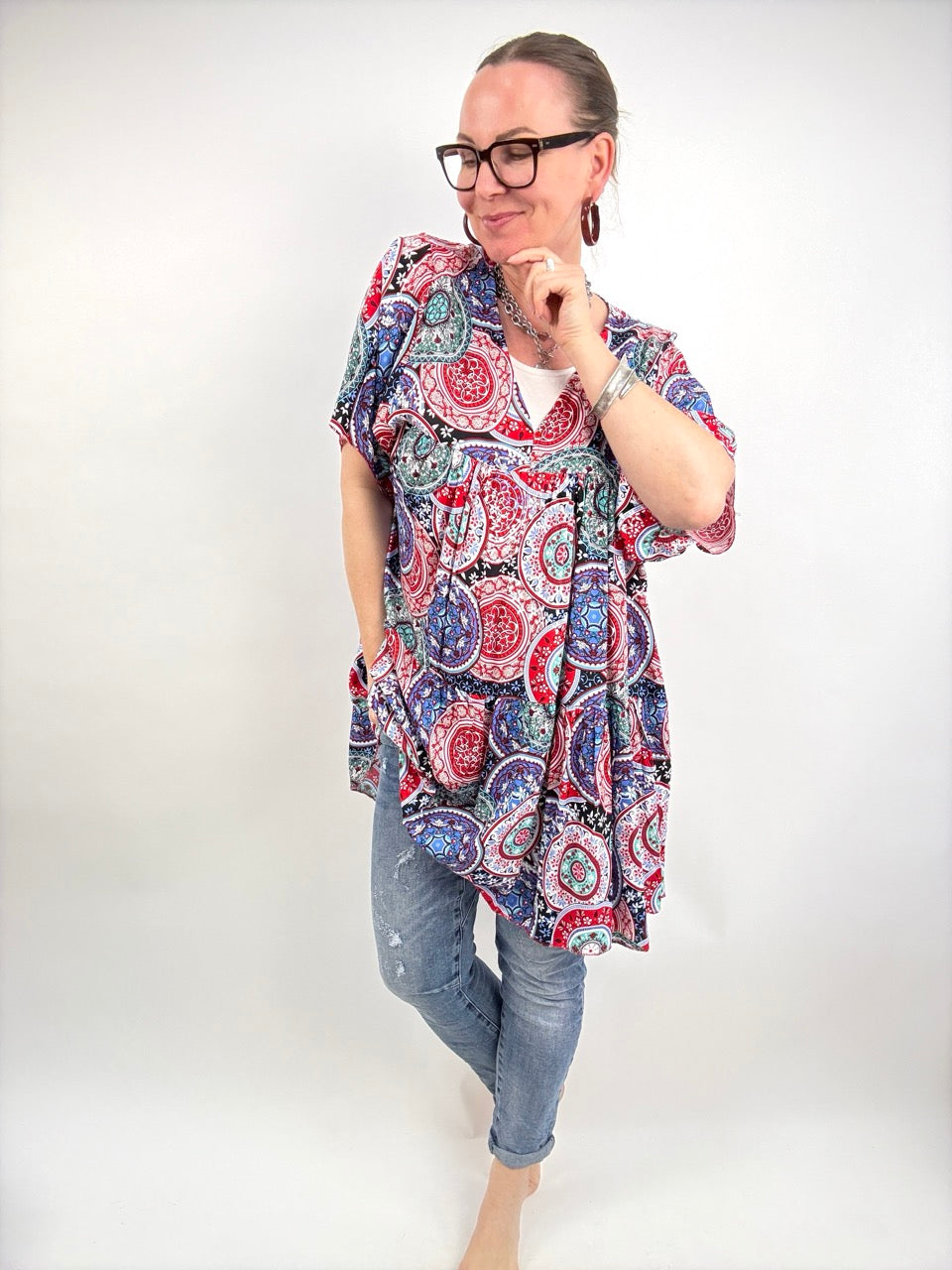 Kleid Tunika Mandala Bunt