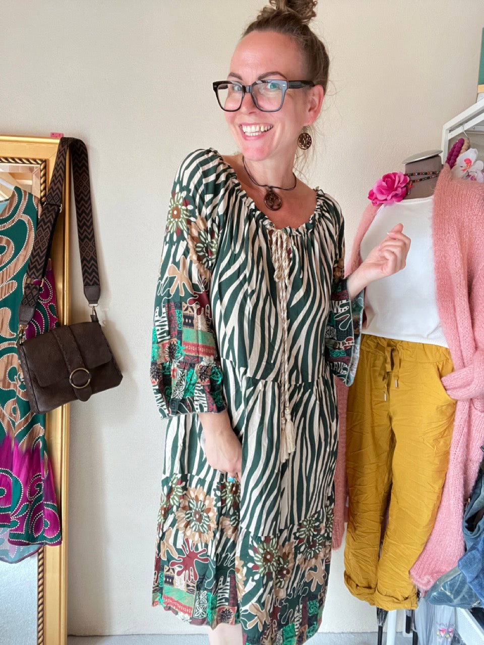 Kleid Tunika Saint Grün