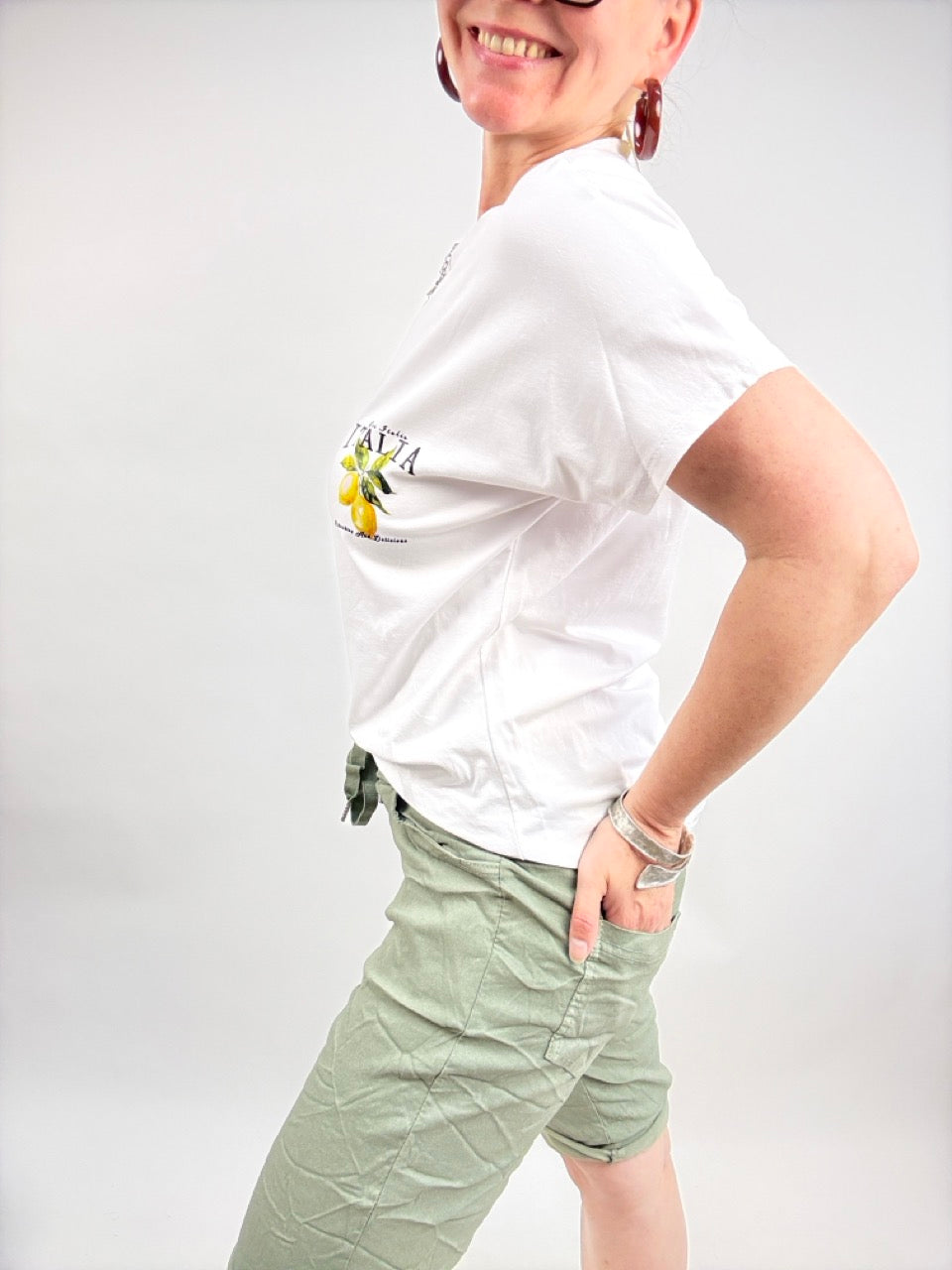 Jogpants Short Nice Style Olive